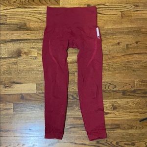Gymshark maroon leggings